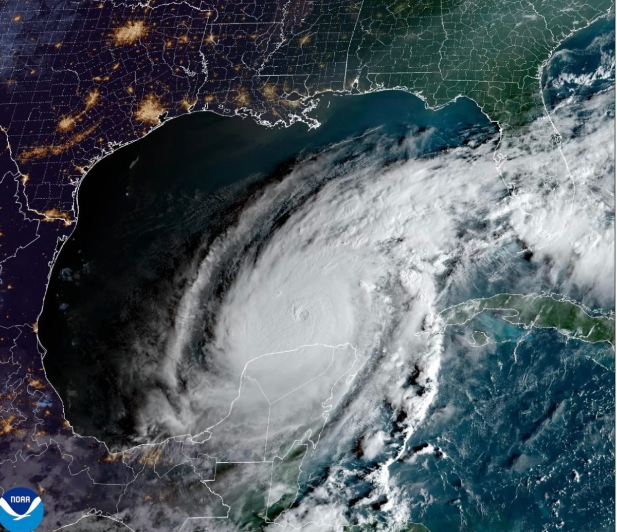 Photo of Hurricane Milton from NPR.